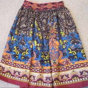 NWT Francesca’s Multi-color Miami Skirt Large